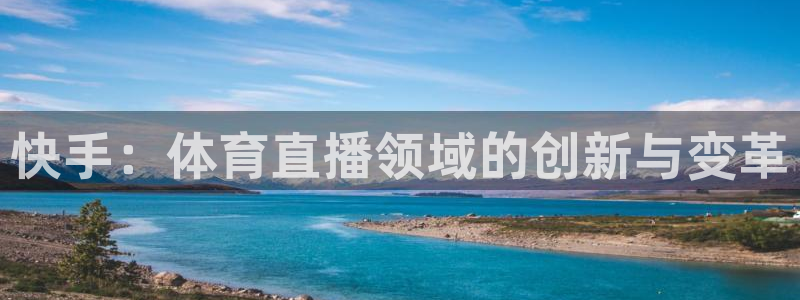 新雨燕足球直播：快手：体育直播领域的创新与变革